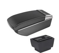 NANGAEBPPW Pour S&koda Pour Fabia Accoudoir Pour S&koda Fabia 3 III 2015 2016 2017-2021 Boîte Accoudoir Auto Pièces Retrofit Boîte Rangement(B3 Black white NO USB)