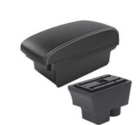NANGAEBPPW Pour S&koda Pour Fabia II 2007 2008 2009 2010 2011 2012 2013 2014 Boîte D'Accoudoir Centrale(A3 Black white NO USB)