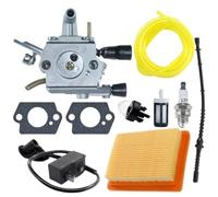 NANGAEBPPW Pour S&TIHL Pour FS120 FS200 TS200 FS250 FS250R FS300 FS350 FR350 Débroussailleuse Carburateur C1Q-S51 C1Q-S82 Pour ZAMA Tondeuse Carburateur(Un ensemble)