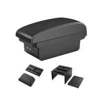 NANGAEBPPW Pour SEAT Pour Leon III 2012 2013 2014 2015 2016 2017 2018 2019 2020 Boîte De Rangement D'accoudoir Pièces Auto Intérieures(B3 Noir blanc 3USB)
