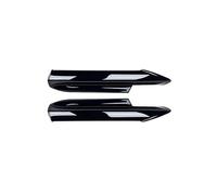 NANGAEBPPW pour Série 3 E90 E91 M-Tech 320i 330i 2005-2008 Kit De Spoiler Latéral Pare-Chocs Avant avec Cache Antibrouillard(Noir Brillant)