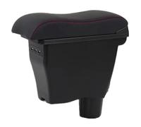 NANGAEBPPW Pour Smart Pour Fortwo Accoudoir Pour Mercedes Pour Smart 453 Pour Fortwo Pour Forfour 2015-2019 Boîte D'accoudoir Voiture(A4 leather 3usb)