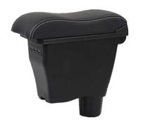 NANGAEBPPW Pour Smart Pour Fortwo Accoudoir Pour Mercedes Pour Smart 453 Pour Fortwo Pour Forfour 2015-2019 Boîte D'accoudoir Voiture(A6 leather 3usb)