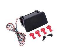 NANGAEBPPW Pour Subaru Pour Impreza WRX/STi XV Pour Crosstrek À Partir 2011 Accessoires Auto Feu Arrière 3-en-1 À LED Antibrouillard Stop De Recul(Black Shell)