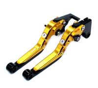NANGAEBPPW Pour SUZUKI GSX-S1000 GSX-S1000F GSXS1000 ABS 2015-2018 Accessoires moto Poignée de frein et d'embrayage réglable(Or)
