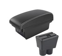 NANGAEBPPW Pour Suzuki Pour Alto Accessoires De Boîte À Accoudoir Voiture Boîte De Rangement Modification Voiture Équipements Intérieurs Voiture(B3 Noir blanc 3USB)