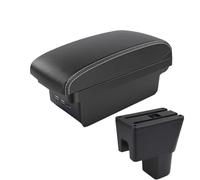 NANGAEBPPW Pour Suzuki Pour Celerio Boîte À Accoudoir Pour Suzuki Pour Celerio Accessoires De Modification De Console Centrale Interface USB(B3 Noir blanc 3USB)