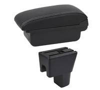NANGAEBPPW Pour Suzuki Pour Celerio Boîte D'accoudoir Auto Pour Suzuki Pour Celerio Console Centrale Avec Rangement Boîte D'accoudoir Centrale(Ligne blanche B1)