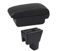 NANGAEBPPW Pour Suzuki Pour Celerio Boîte D'accoudoir Auto Pour Suzuki Pour Celerio Console Centrale Avec Rangement Boîte D'accoudoir Centrale(Ligne Blanche C1)