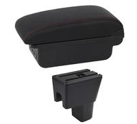 NANGAEBPPW Pour Suzuki Pour Celerio Boîte D'accoudoir Auto Pour Suzuki Pour Celerio Console Centrale Avec Rangement Boîte D'accoudoir Centrale(Ligne Rouge C1)