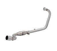 NANGAEBPPW Pour Suzuki Pour Gixxer 150 155 Tuyau D'échappement De Moto En Acier Inoxydable Intégré Avec Convertisseur Catalytique À Port D'oxygène