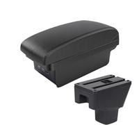 NANGAEBPPW Pour Suzuki Pour Ignis III 2016 2017 2018 2019 2020 2021 2022 2023 2024 Boîte Accoudoir Boîte De Rangement Pièces Auto Intérieur(B2 ligne noire 3USB)
