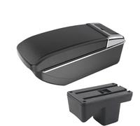 NANGAEBPPW Pour Toyota Pour Agya Pour Wigo 2023 2024 Boîte D'Accoudoir Centrale(Ligne noire B2 SANS USB)