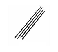 NANGAEBPPW Pour Toyota Pour Land Cruiser Pour Prado J120 2003-2009 Moulures De Vitres Joints Portières Et Accessoires D'étanchéité(Black 4pcs)