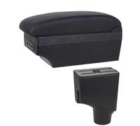 NANGAEBPPW Pour Toyota Pour Yaris 2015 2016 2017 2018 2019 2020 2021 Boîte À Accoudoir Centrale Console De Rangement(Ligne noire E1)