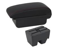 NANGAEBPPW Pour Toyota Pour Yaris Cross Boîte D'accoudoir Pour Toyota Pour Yaris SUV 2020 2021 2022 Console Centrale De Bras(Ligne Rouge C1)