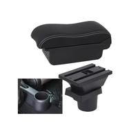 NANGAEBPPW Pour VW UP Boîte D'accoudoir Pour S&koda Pour Citigo Pour Seat Mii Console D'accoudoir De Voiture Boîte De Rangement Accessoires Auto De Rétrofit(B3 Noir blanc 3USB)