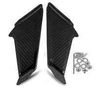 NANGAEBPPW pour Yamaha YZF-R1 R6 R7 R15 R25 R3 R125 Ailerons aérodynamiques de carénage Avant Spoilers latéraux Aile Dynamique décorative(Noir)