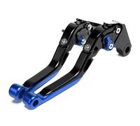 NANGAEBPPW Pour Yamaha YZF R6 YZF-R6 2005-2016 Kit Leviers D'embrayage Et De Frein Réglables Repliables - Pièces Détachées Moto(Noir Bleu)