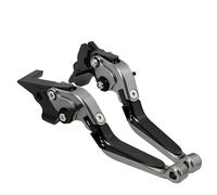 NANGAEBPPW Pour Yamaha YZF R6 YZF-R6 2005-2016 Kit Leviers D'embrayage Et De Frein Réglables Repliables - Pièces Détachées Moto(Black gray)