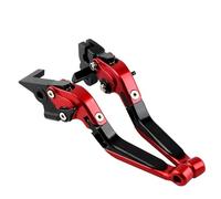 NANGAEBPPW Pour Yamaha YZF R6 YZF-R6 2005-2016 Kit Leviers D'embrayage Et De Frein Réglables Repliables - Pièces Détachées Moto(Red black)