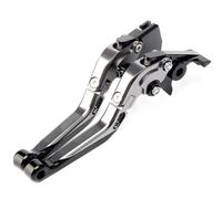 NANGAEBPPW Pour Yamaha YZF R6 YZF-R6 2005-2016 Kit Leviers D'embrayage Et De Frein Réglables Repliables - Pièces Détachées Moto(Gray black)