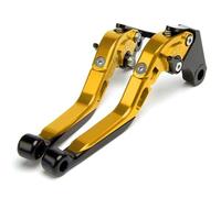 NANGAEBPPW Pour Yamaha YZF R6 YZF-R6 2005-2016 Kit Leviers D'embrayage Et De Frein Réglables Repliables - Pièces Détachées Moto(Or)