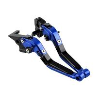 NANGAEBPPW Pour Yamaha YZF R6 YZF-R6 2005-2016 Kit Leviers D'embrayage Et De Frein Réglables Repliables - Pièces Détachées Moto(Blue black)