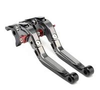 NANGAEBPPW Pour Yamaha YZF R6 YZF-R6 2005-2016 Kit Leviers D'embrayage Et De Frein Réglables Repliables - Pièces Détachées Moto(Red gray)