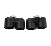 NANGAEBPPW Quad Remplacement De Tuyau Accessoires Automobiles Embout D'échappement En Fibre De Carbone Pour G22 G23 G26 420i 430i 425i(Carbon Fiber Texture A)