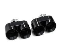 NANGAEBPPW Quad Remplacement De Tuyau Accessoires Automobiles Embout D'échappement En Fibre De Carbone Pour G22 G23 G26 420i 430i 425i(Noir A)