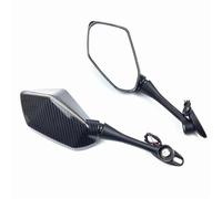 NANGAEBPPW Rétroviseur De Moto À LED Clignotant Rétroviseur Rotatif Pour CBR650R CBR1000RR CBR600RR CBR 250R 300R 400RR 500R(Motif en fibre de carbone)