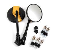 NANGAEBPPW Rétroviseurs Latéraux Universels Pour Moto Pour CB1000R CB1300 CB600F Pour Hornat CBF600 CB400 CBR125R CBF125 8/10 Mm(Or)