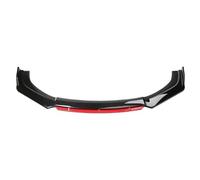 NANGAEBPPW Splitter Pare-Chocs Avant Lèvre Menton Diffuseur Body Kit Protecteur Garde pour Haval H6 GT Accessoires Pièces Extérieures Automobiles(Noir Rouge)