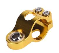 NANGAEBPPW Support De Fixation Universel Pour Cadre Fourche Compatible Avec Les Stabilisateurs D'amortisseurs Direction Moto 25 Mm(Or)