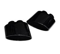 NANGAEBPPW Tuyau D'échappement Pour A6 A7 C8 Modification RS6 RS7 2019-2024 Embout De Silencieux À Gros Alésage En Acier Inoxydable Noir(Black double tube)