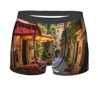 nanger Caleçon boxer italien pour homme, respirant, doux, extensible, confortable, classique, noir, XX-Large