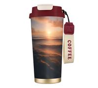 nanger Magnifique tasse à café isotherme en acier inoxydable 316 avec couvercle anti-fuite, garde au chaud ou au froid