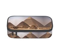 nanger Trousse à crayons avec imprimé pyramides d'Égypte - Grande capacité - Organiseur de papeterie esthétique avec fermeture éclair