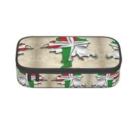 nanger Trousse à crayons Map03 avec motif drapeau de Rhénanie du Nord-Westphalie - Grande capacité - Organiseur de papeterie esthétique avec fermeture éclair