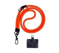 Nangole de téléphone de 10 mm d'épaisseur avec entretoise - sangle de corde croisée | Porte de cou pour téléphone portable, lanière anti-goutte mains libres pour marcher, travail, photographie, voyage