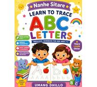 Nanhe Sitare: Learn to trace ABC Letters | Preschool Workbook for Kids Age 3-6: Fun Letter Tracing, Pencil Control, and Early Handwriting Practice