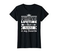 Nani is My Favorite Name Fête des Mères Grandma T-Shirt