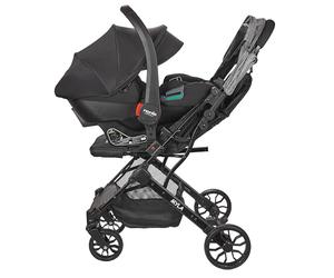 Nania Myla, Poussette combinée 2 en 1, compacte et légère, de 0 à 4 ans,(22kg max), avec Siège auto Rimini Nania, 40-87 cm, (0-13kg), Protection Latérale, avec Insert de confort