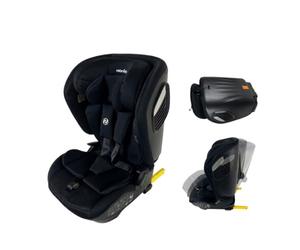 Nania Nevada, Siège auto isofix, ou ceinture, inclinable, et pliable, Isize 76-150cm, groupe 1/2/3 (9-36kg), protection latérale- housse confort