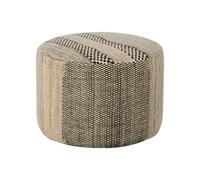 nanimarquina Pouf Wabisabi M blanc d'os HxØ 43x60cm