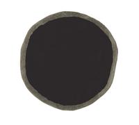 Nanimarquina Tapis Aros round - noir - L Ø 100 cm