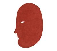 nanimarquina Tapis en laine Talk Talk M 100x140cm rouge brique LxlxH 140x100x1,4cm
