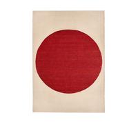 NANIMARQUINA tapis TOPO Red (300x400 cm - Laine Afghane et frene)