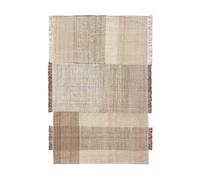 NANIMARQUINA tapis TRES VEGETAL (170 x 240 cm - Jute, feutre de laine et laine de Nouvelle-Zélande)